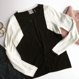 Black and White Women's Cardigan